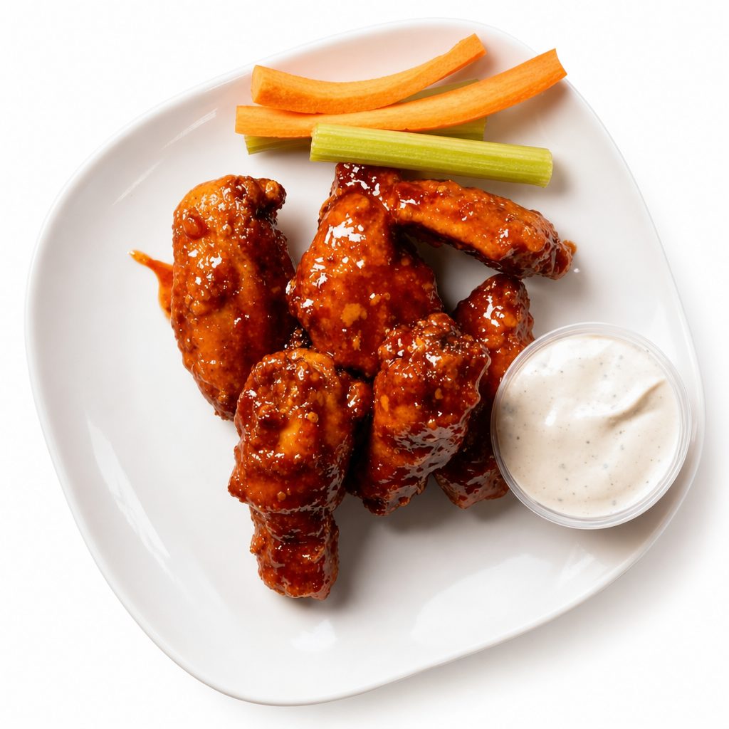 6 Traditional Wings.