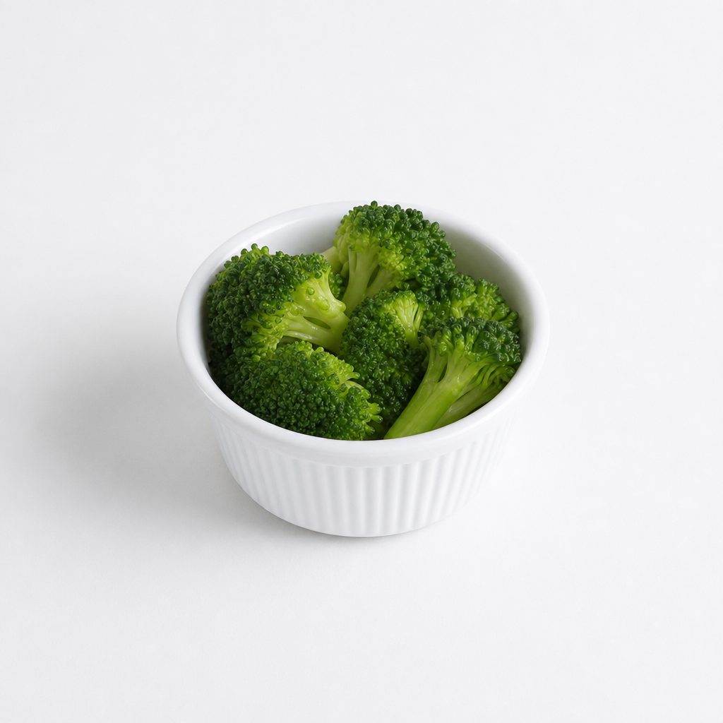 Steamed Broccoli.